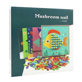 Tablă puzzle din lemn „Mushroom nail”