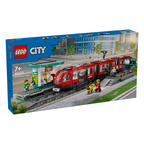 Constructor LEGO City Tramvai și stație în centrul orașului