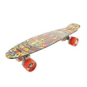 Penny board cu lumini "Ornament oriental"