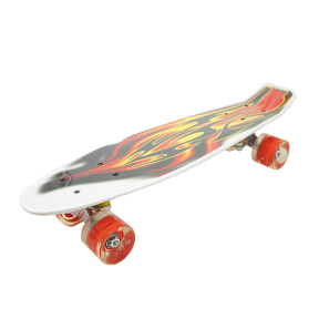 Penny board cu lumini "Flame"