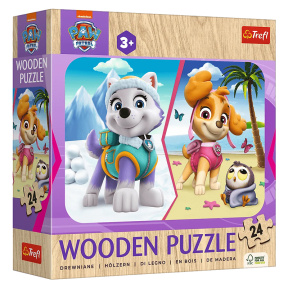 Пазлы "24 Wooden Puzzle" - "Girls Paw Patrol"