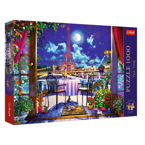 Puzzle "1000 Premium Plus" - "Tea Time: Parisian Moonlight"