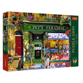 Puzzle "1000 Premium Plus" - "Tea Time: Pets Paradise"