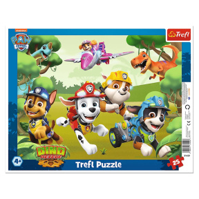 Puzzle "25 Frame" - "Amazing dog tricks Paw Patrol"