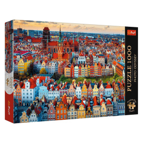 Puzzle "1000 Premium Plus" - "View on Gdańsk, Poland"