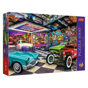 Puzzle "1000 Premium Plus" - "Tea Time: Car Collectors Garage"