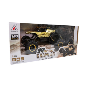 Машина "Rock Crawler" 1:10 на п/у, аккумулятор, золотистая