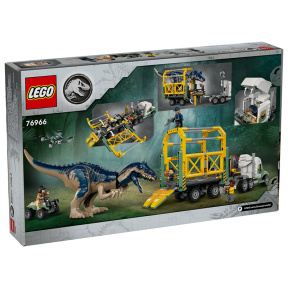 Конструктор LEGO Jurassic World Миссии динозавров: грузовик для перевозки аллозавра