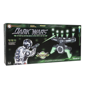 Игровой набор "Dark Wars" светящийся, с пистолетом