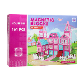 Constructor magnetic "Castel", 161 elemente