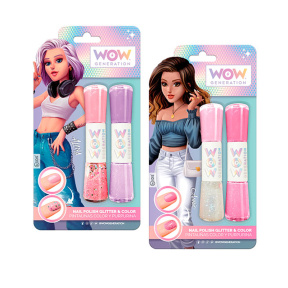 WOW GENERATION Set ojă cu sclipici (2 bucăți)