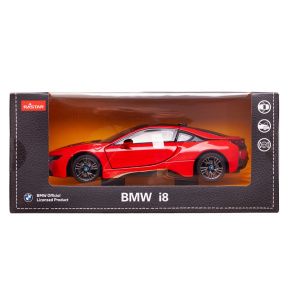 Mașină RASTAR Die cast 1:24 BMW i8, roșie