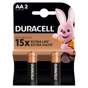 Батарейки Duracell LR6 AA MN1500, 2 штуки