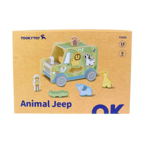 Sorter Jeep cu animale