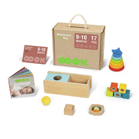 Развивающий Деревянный Набор с Игрушками 9-10 месяцев