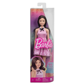 Păpușă Barbie Fashionista în rochie roz