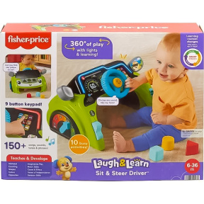 Интерактивная игрушка Fisher-Price Sit & Steer Driver