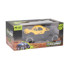 Mașină"Spay off-road" cu t/c, USB, galbenă