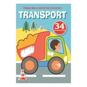 Prima mea carte de colorat.Transport. 34 de autocolante