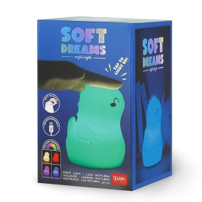 Lampă de veghe cu icarcator Legami - SOFT DREAMS - DINO