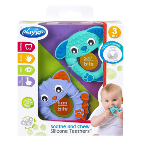 Набор игрушек-прорезывателей ( 2 штуки)