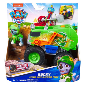 Mașină cu figurină Paw Patrol Rescue Wheels Rocky