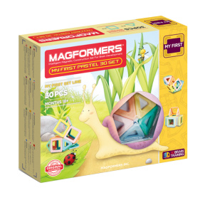 Constructor magnetic Magformers Pastel 30 piese