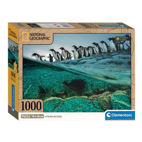 Puzzle "1000" National Geographic -Pinguins