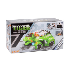 Tigru electric cu lumină și sunet, verde