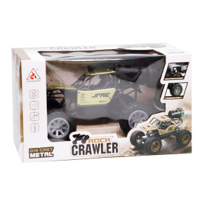 Mașină „Rock Crawler” cu t/c (lumină, spray), aurie
