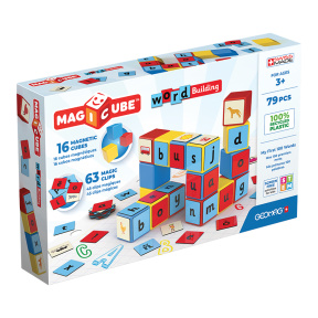 Магнитный конструктор Word Building EU Recycled Clips 79 pcs