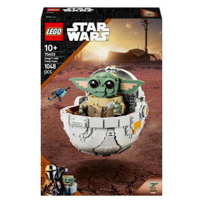 Constructor LEGO Star Wars Grogu cu carucior Hover