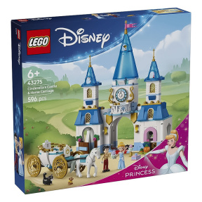 Constructor LEGO Disney Castelul Cenușăresei și trăsura trasă de cai