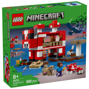 Constructor LEGO Minecraft Casă de vaci cu ciuperci