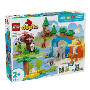 Constructor LEGO DUPLO Familii de animale sălbatice: 3 în 1