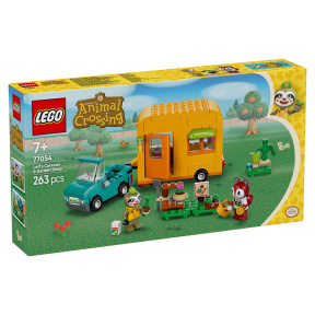 Constructor LEGO Animal Crossing Rulota lui Leif și magazinul de grădină