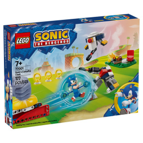 Constructor LEGO Sonic The Hedgehog Sonic și bătălia lui cu focul de tabără