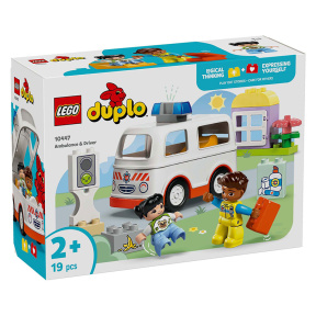 Constructor LEGO DUPLO Ambulanță și șofer