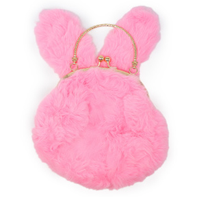 Плюшевая сумочка, Фуксия