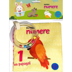 Primele numere - carte material textil
