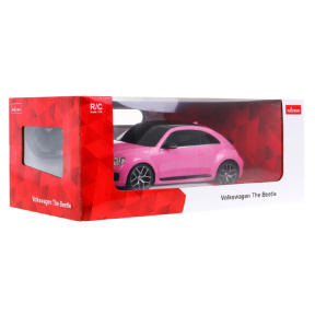 Mașină cu telecomandă RASTAR 1:24 Volkswagen Beetle, roz