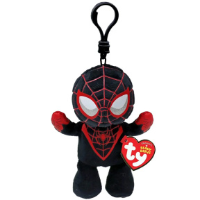 Jucărie pluș-breloc Miles Morales 12 cm