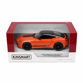 Kinsmart Mașină Nissan Fairlady Z 2023, scara 1:38, portocalie