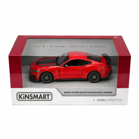 Kinsmart Mașină Ford Mustang 2024 1:38 roșie