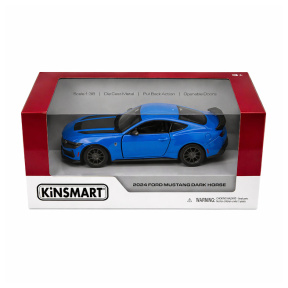 Kinsmart Mașină Ford Mustang 2024 1:38 albastră