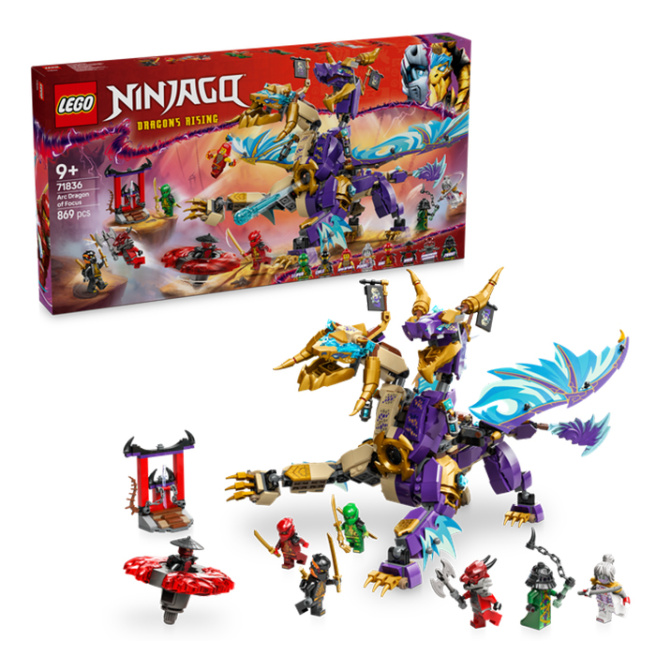 Constructor LEGO Ninjago Arc Dragon Focus - jucarenia.md