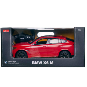 Mașină cu telecomandă RASTAR 1:14 BMW X6 M, roșie