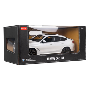 Mașină cu telecomandă RASTAR 1:14 BMW X6 M, albă