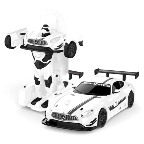 Mașină RASTAR Die cast 1:32 Mercedes-Benz GT3 Transformable car, albă