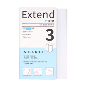 Блок для заметок 76x140; 76x98; 100x148/25л + закладки 3шт/25л Languo